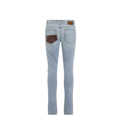 MAYFEYR - Amiri - Crochet Leather Mx1 Jeans - AMBMJE1057