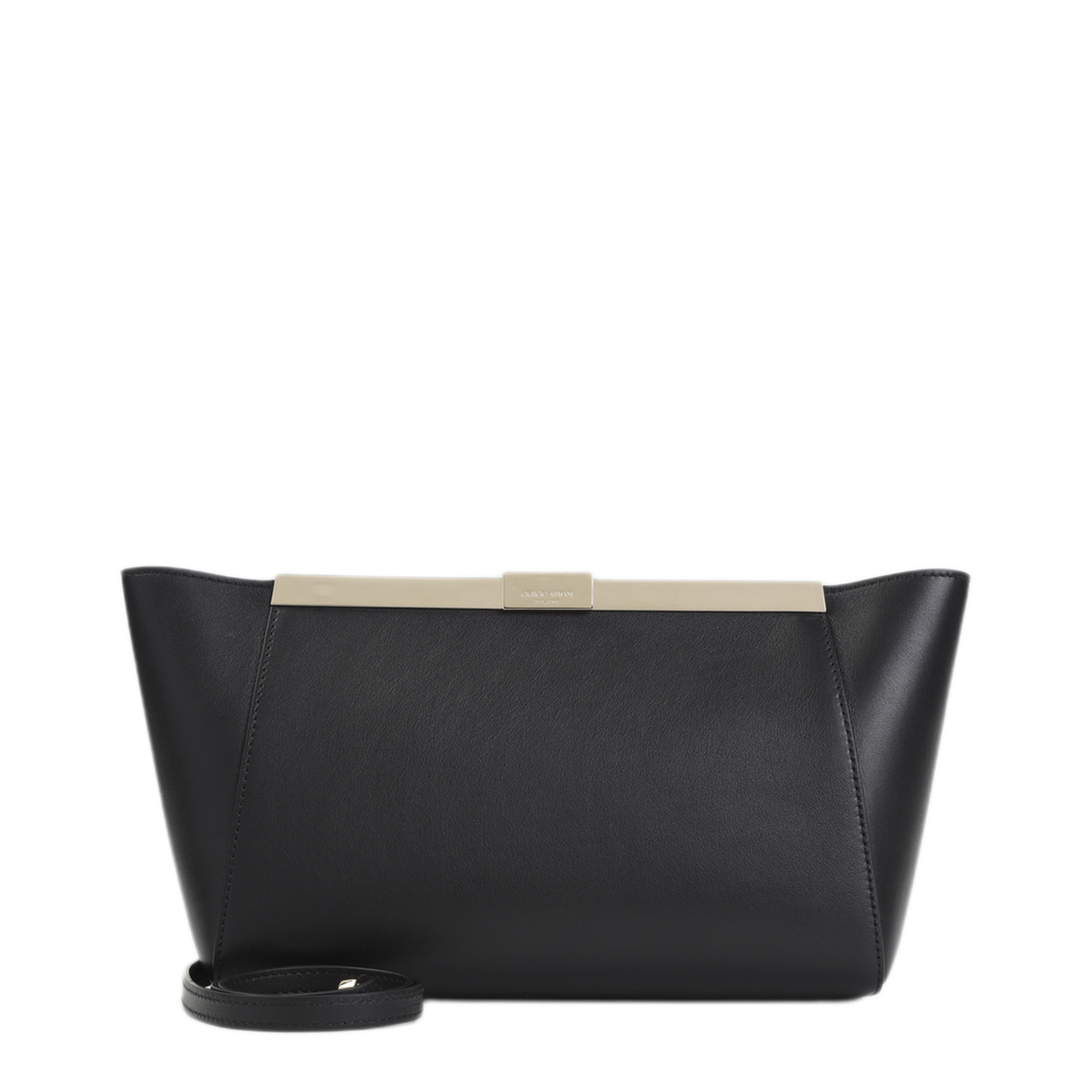 MAYFEYR - GIORGIO ARMANI - Black Leather Handbag - GW003953AF20989UC001