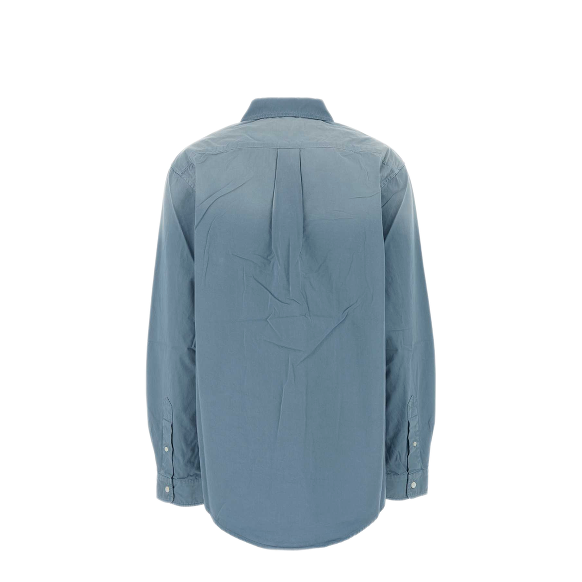 MAYFEYR - Miu Miu - Light Blue Twill Oversize Shirt - MK2040SOOO19R3F0637