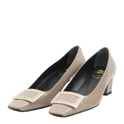 With Heel Beige