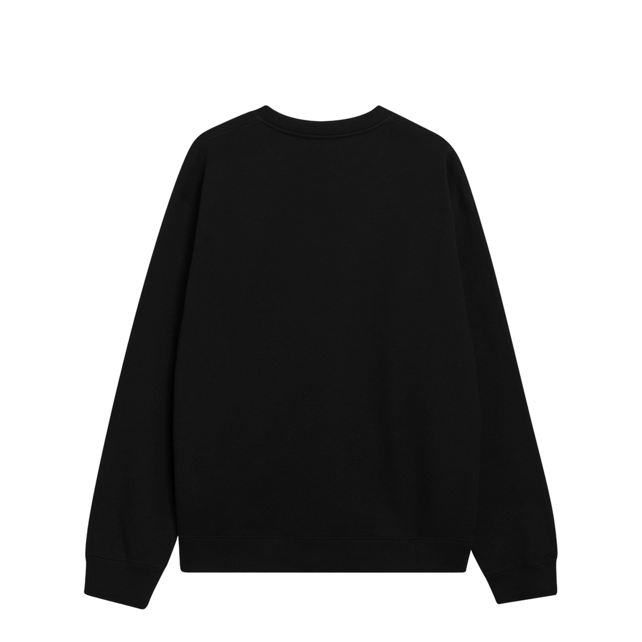 Black Cotton Sweatshirt