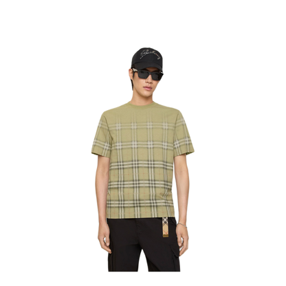 MAYFEYR - Burberry - Gradient Check Cotton T Shirt - 8119023C4053