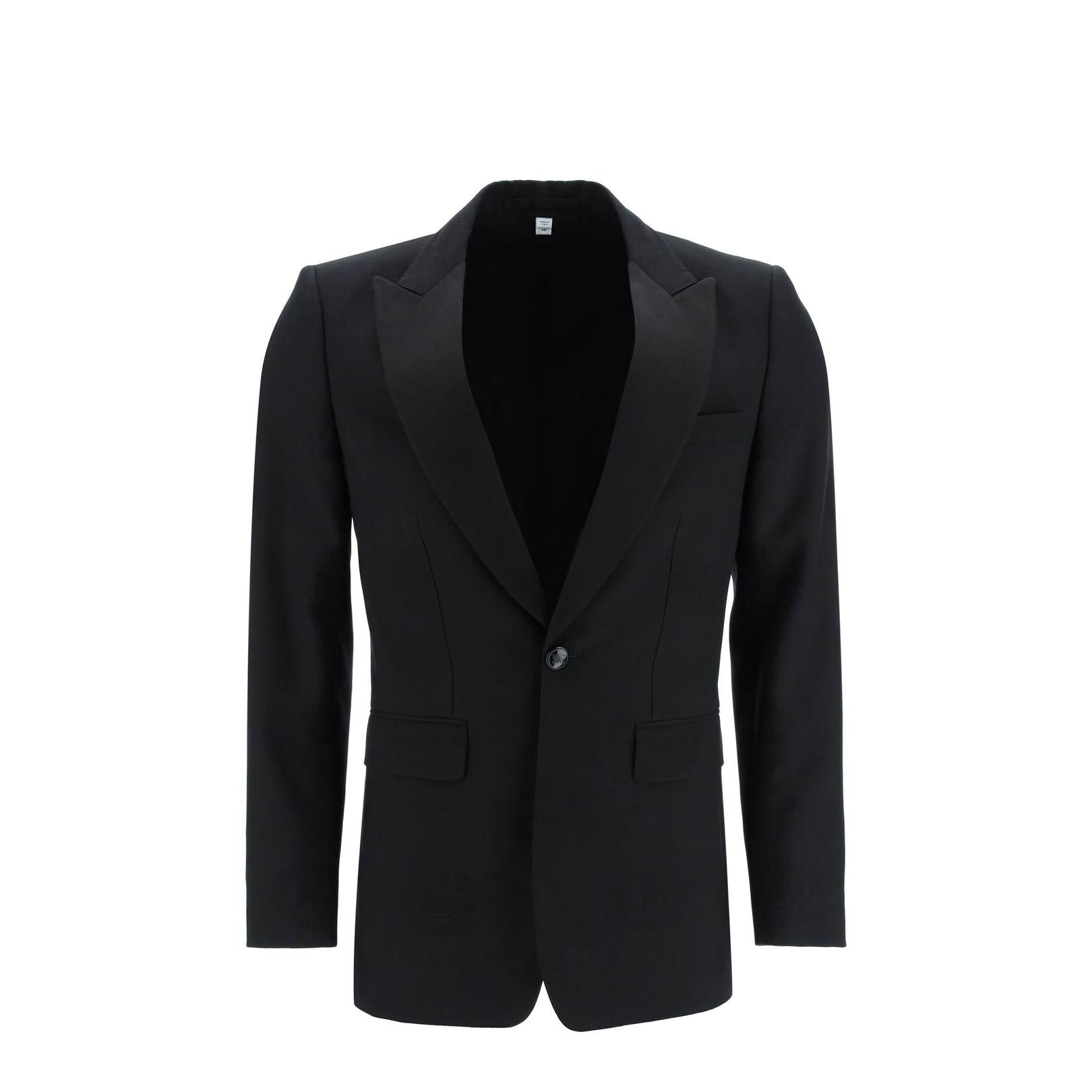 Burberry tuxedo jacket with jacquard details