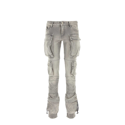 MAYFEYR - The Attico - Grey Denim Jeans - 237WCP113D063084