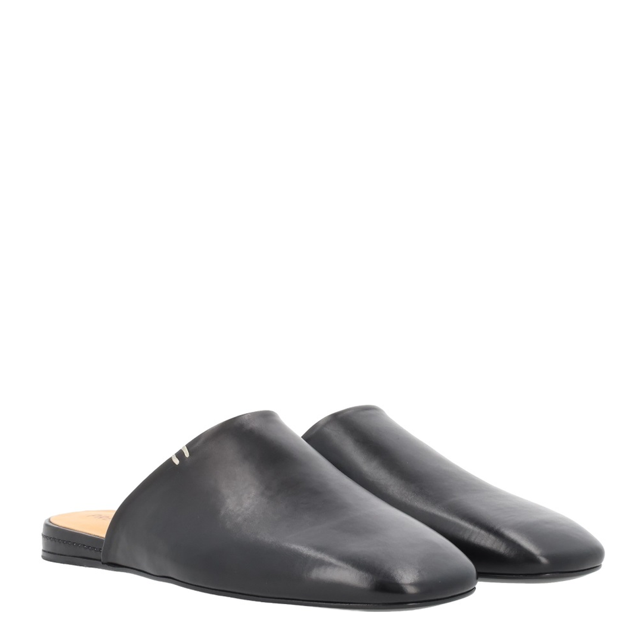 MAYFEYR - PREMIATA - Leather Sabot Black - 32404LANDNERO