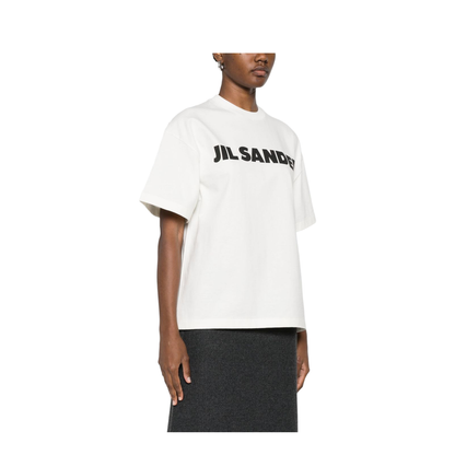 White Printed Logo T-Shirt