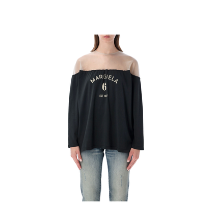 MAYFEYR - Mm6 Maison Margiela - T-Shirts And Polos Black - S62GD0213M20108900