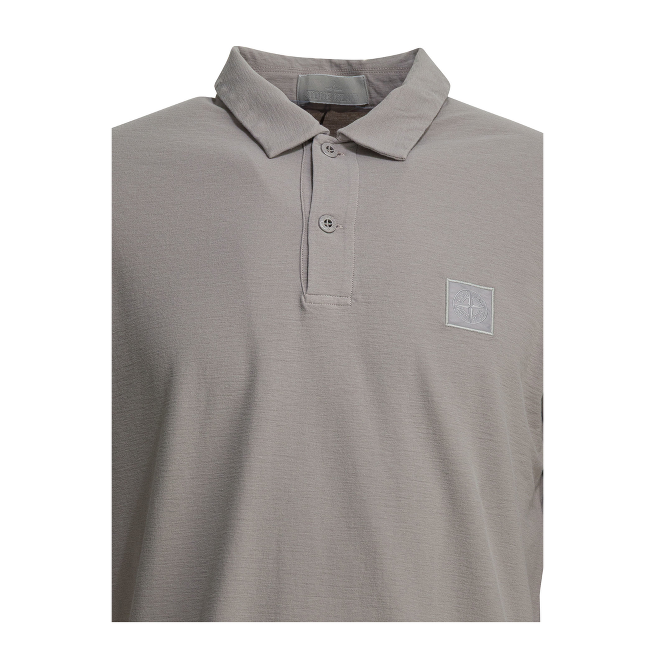 MAYFEYR - Stone Island - Polo Shirt With Buttons And Logo - 2200004S0F11V0064