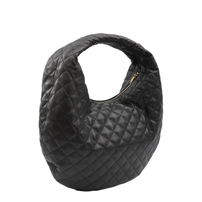 ICARE Hobo in Quilted Nappa in Black
