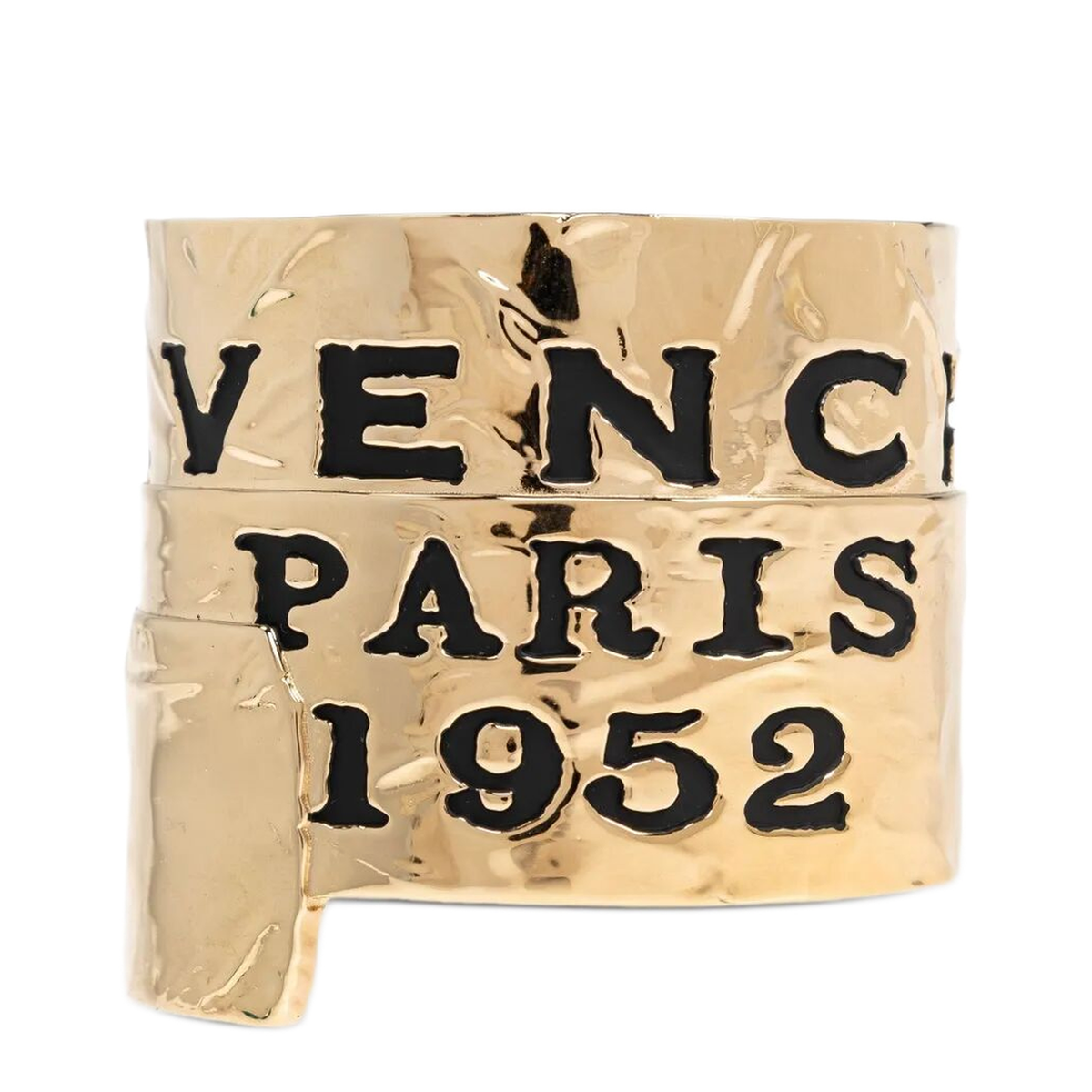 MAYFEYR - Givenchy - Tape Textured Metal Cuff Bracelet - BF20J3F003966