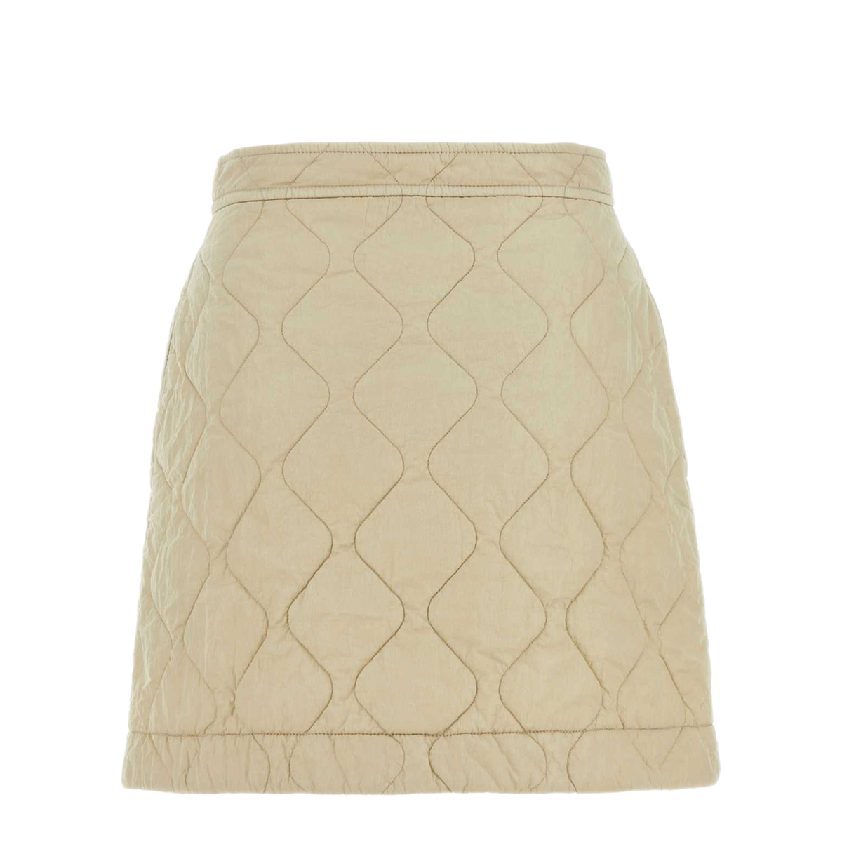 MAYFEYR - Burberry - Sand Nylon Mini Skirt - 8081126B7348