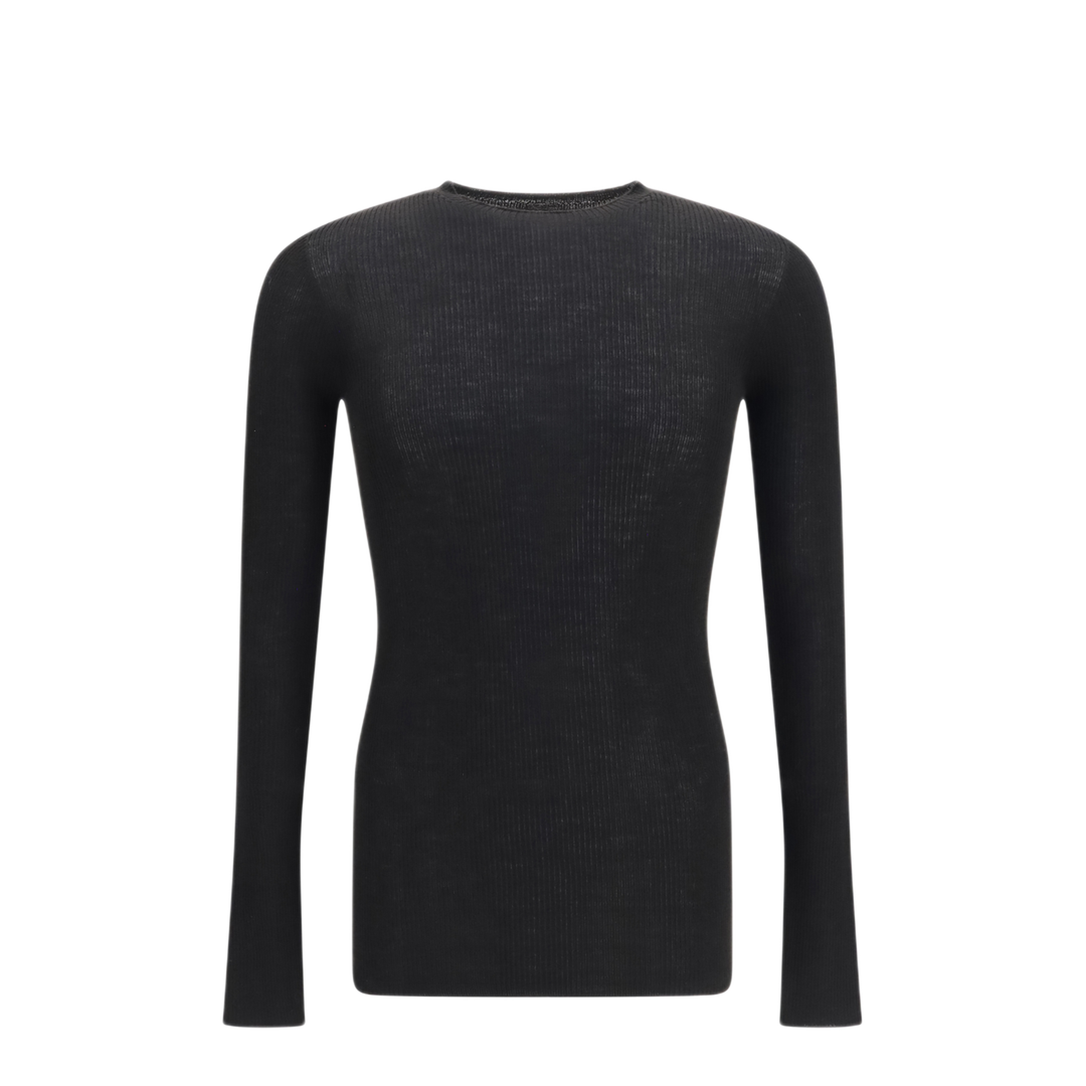 MAYFEYR - Rick Owens - Slim Ribbed Long Sleeve Sweater - RU02F4637RIBM09