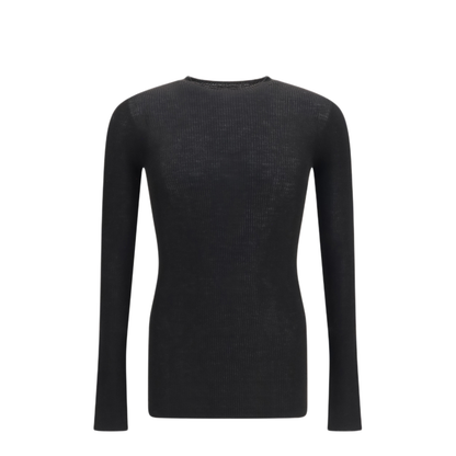 MAYFEYR - Rick Owens - Slim Ribbed Long Sleeve Sweater - RU02F4637RIBM09