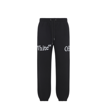 MAYFEYR - Off-White - Black Bookish Scarf Cuffed Sweatpants - 44MCH057F26F001001BLACK