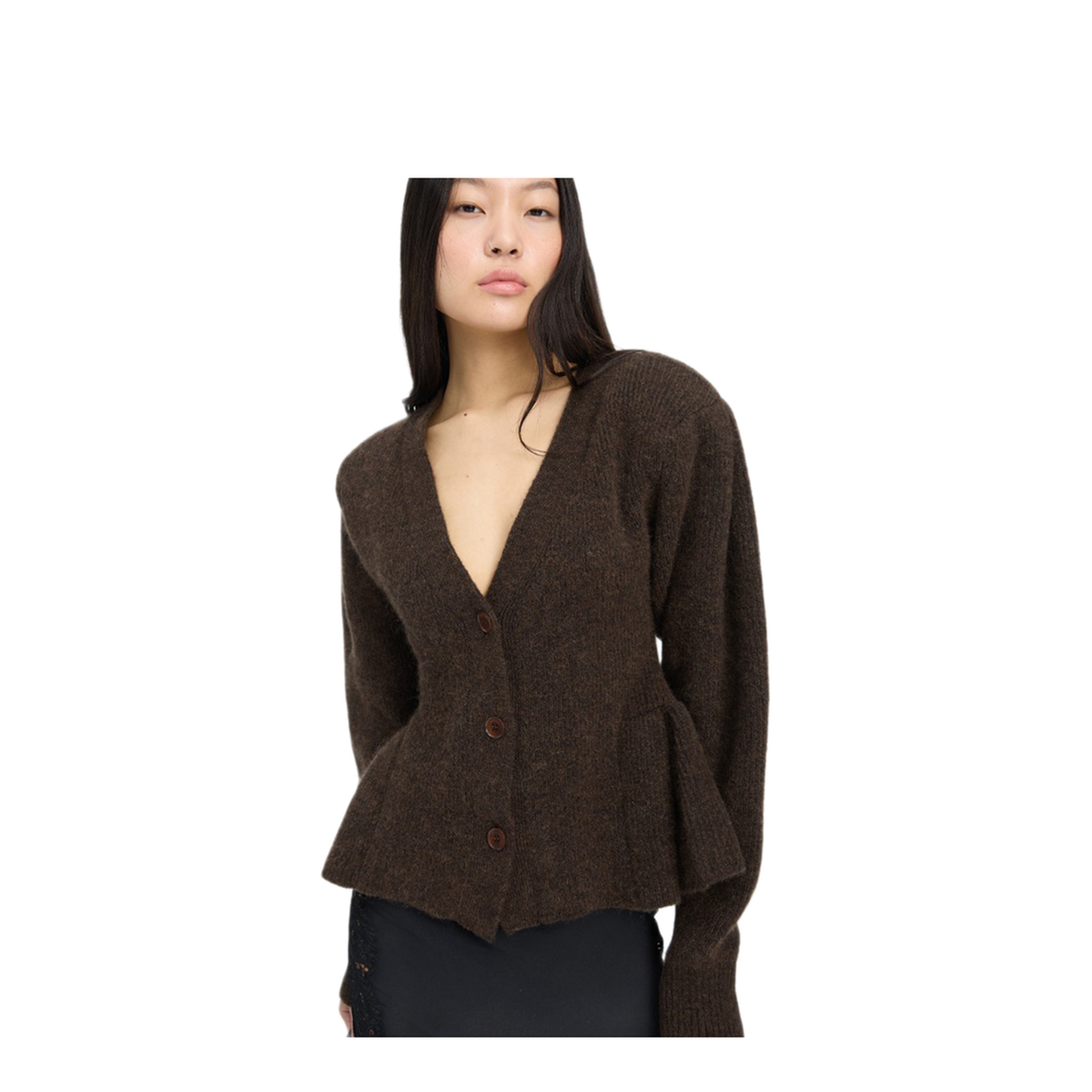 MAYFEYR - Rotate - Knit Peplum Cardigan - 1166181667