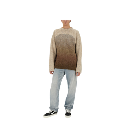 MAYFEYR - ERL - Mohair Blend Knit - ERL07N201BROWN