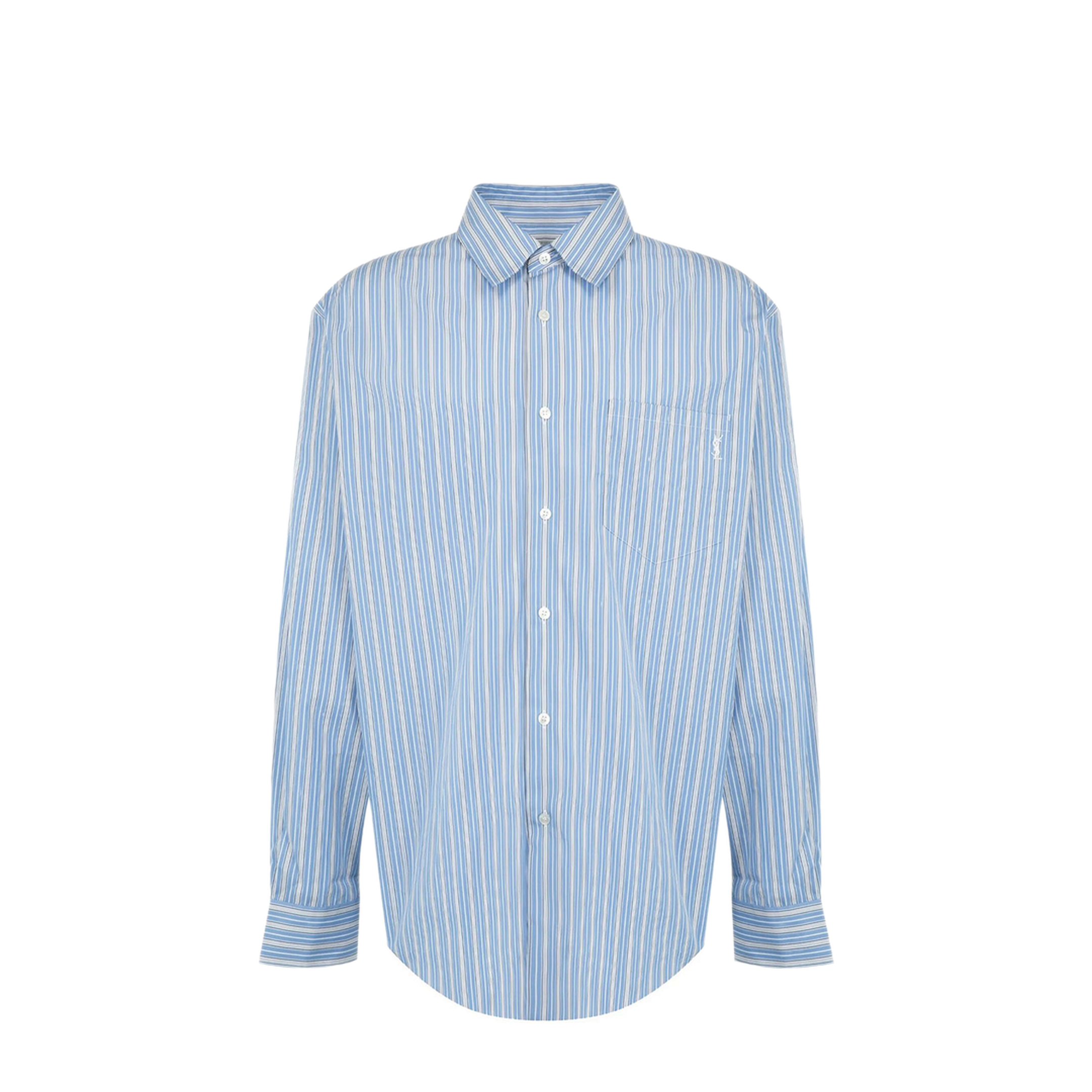 MAYFEYR -  - Striped Cotton Poplin Shirt - A001QBY2O08