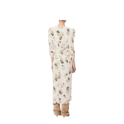 MAYFEYR - Isabel Marant - Printed Silk Midi Dress - RO0011FAD3J07I