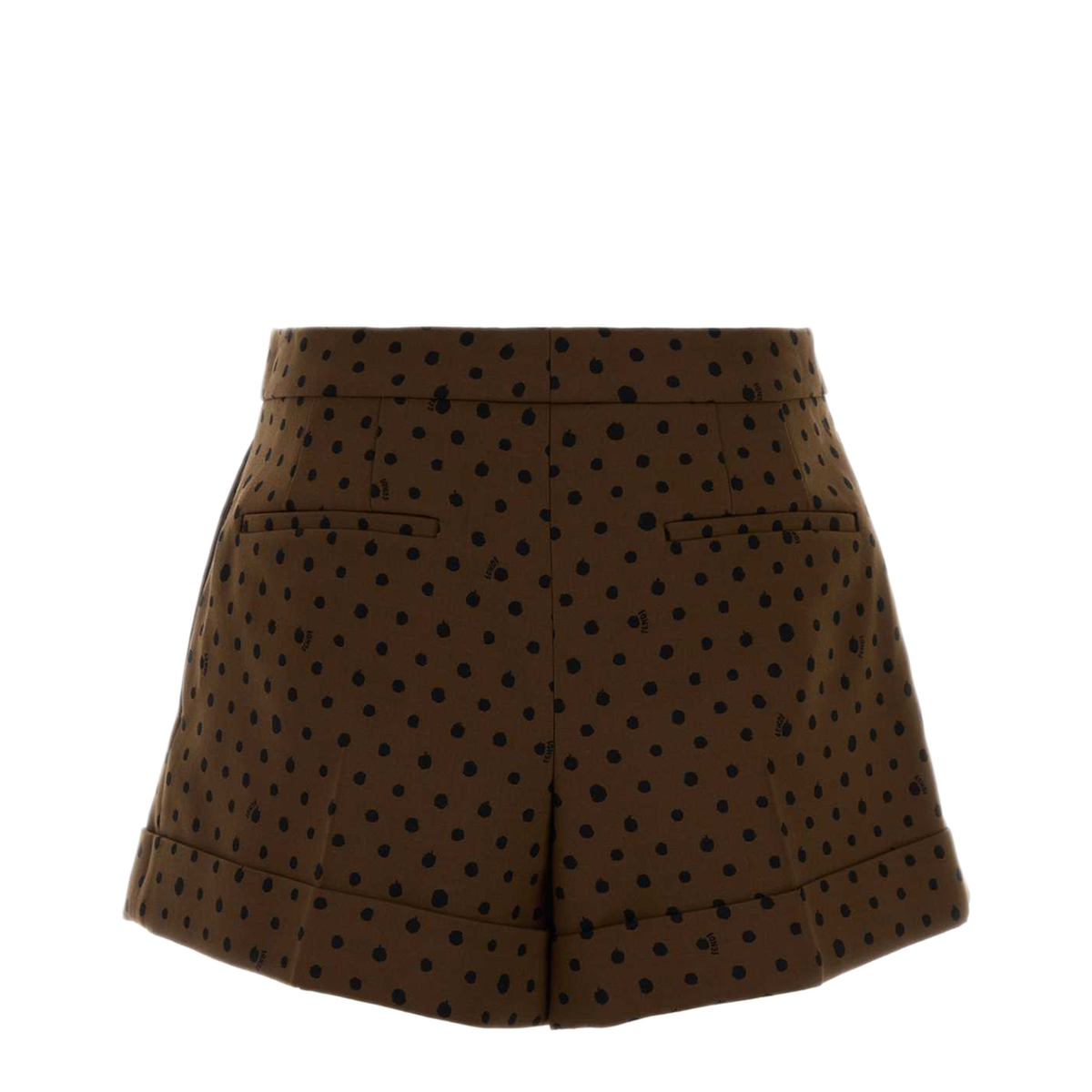 MAYFEYR - Fendi - Printed Stretch Wool Blend Shorts - FR6690AW7EF1UKN