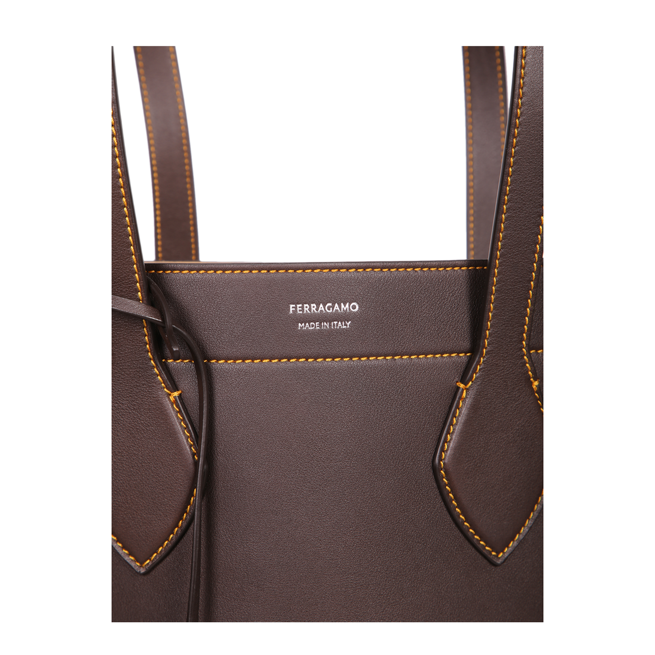 MAYFEYR - Ferragamo - High-Quality Leather. Elegant Cut. Contrast Stitching. Comfortable Handles. - 241831787669001