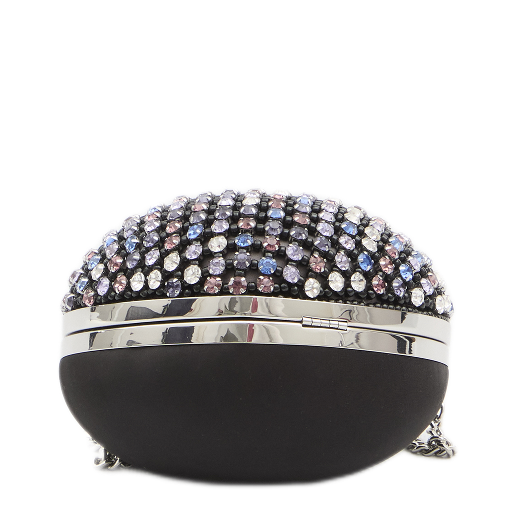 MAYFEYR - Self Portrait - Multi Crystal Heart Clutch Bag - RS26307AMULTICOLOR