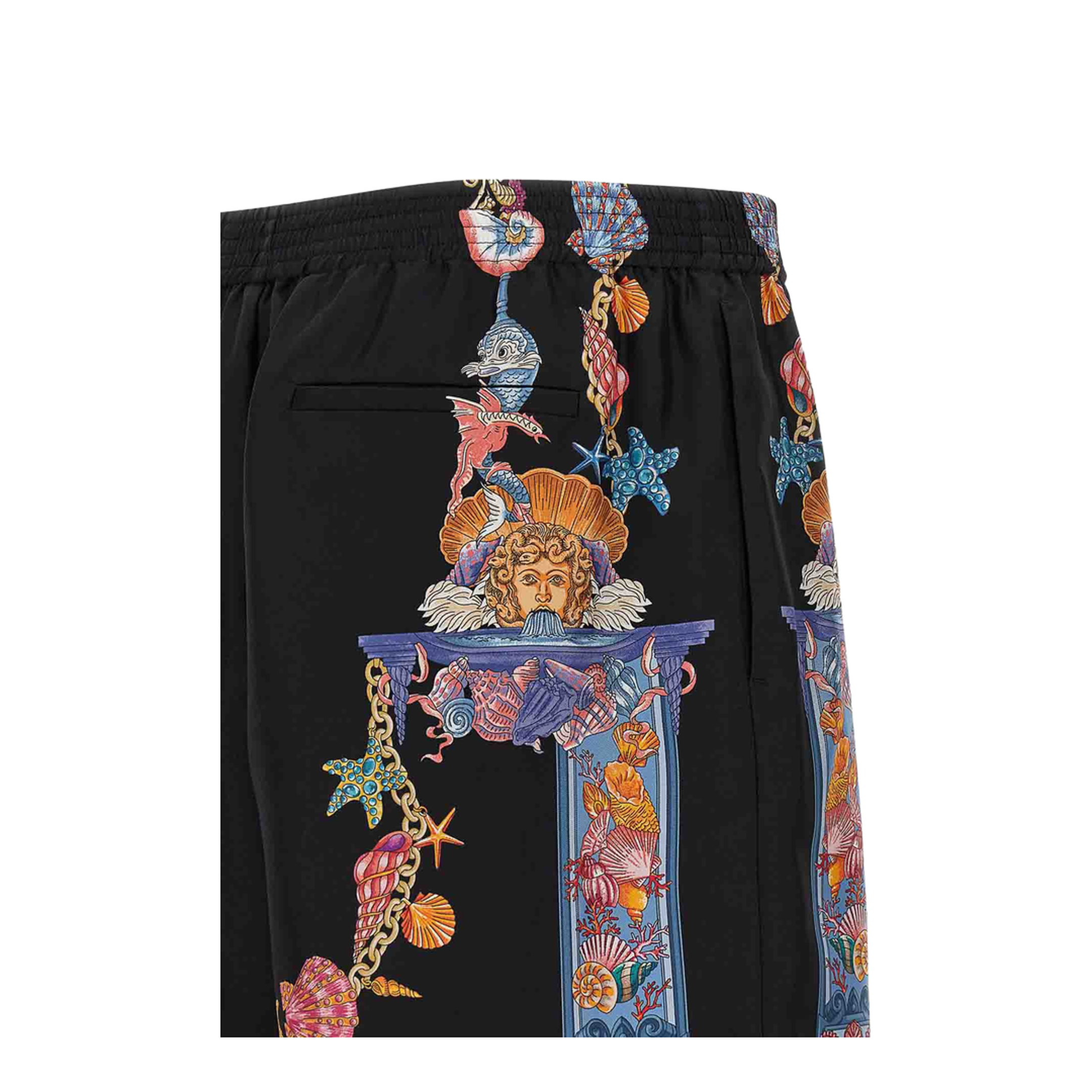 Coral Theatre Print Bermuda Shorts