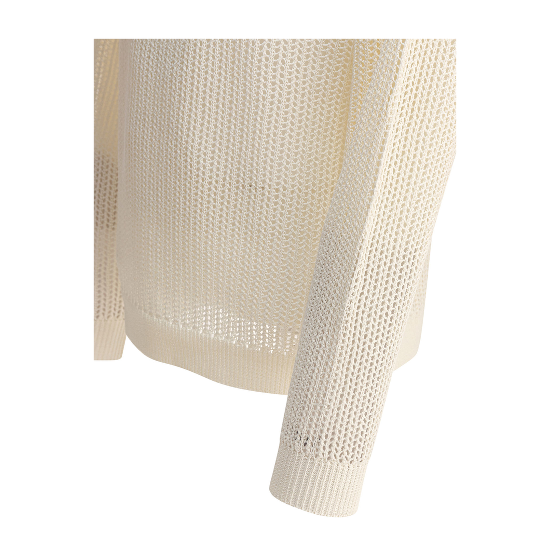 MAYFEYR - nonnative - Cotton Blend Crewneck Sweater - NNK4605WHITE