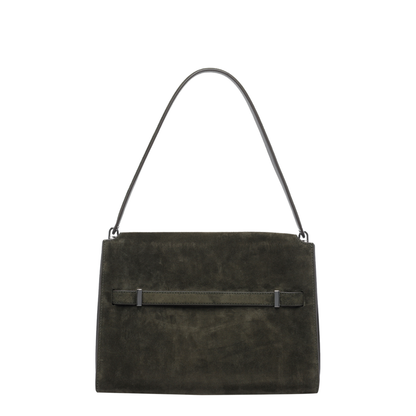 Shoulder Bag Leather Black