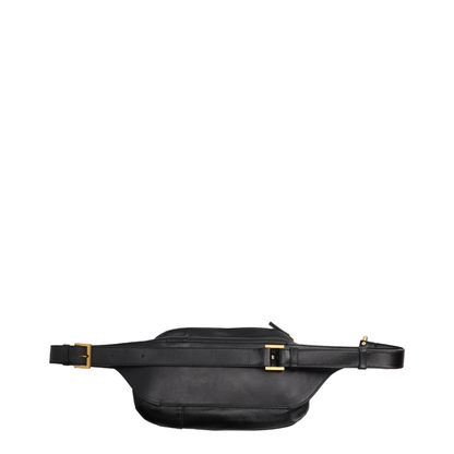 Lou Small Nappa Belt Bag - Black+Brown