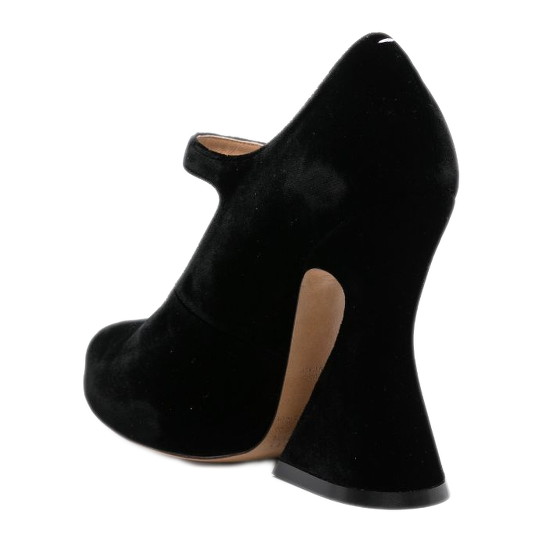 MAYFEYR - Maison Margiela - 125Mm Velvet Peep-Toe Sandals - S58WL0263P1788T8013