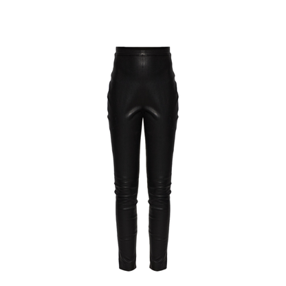 Women's Black Leather Pants