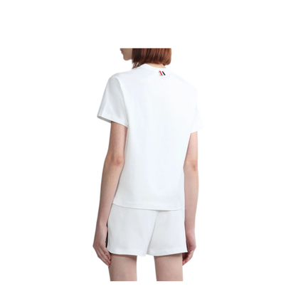 MAYFEYR - Thom Browne - Short Sleeve Boxy Fit Pocket Tee In Medium Weight Jersey - FJS123A00042100