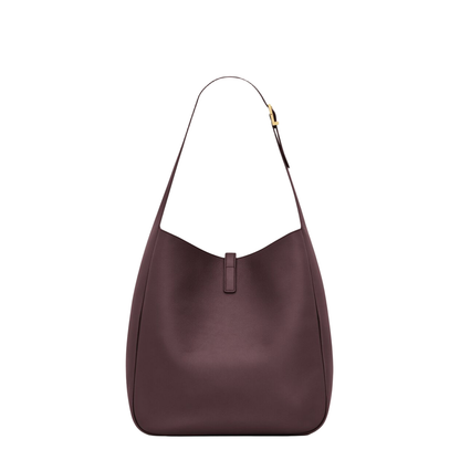 Le 5 à 7 Large Leather Shoulder Bags - Burgundy