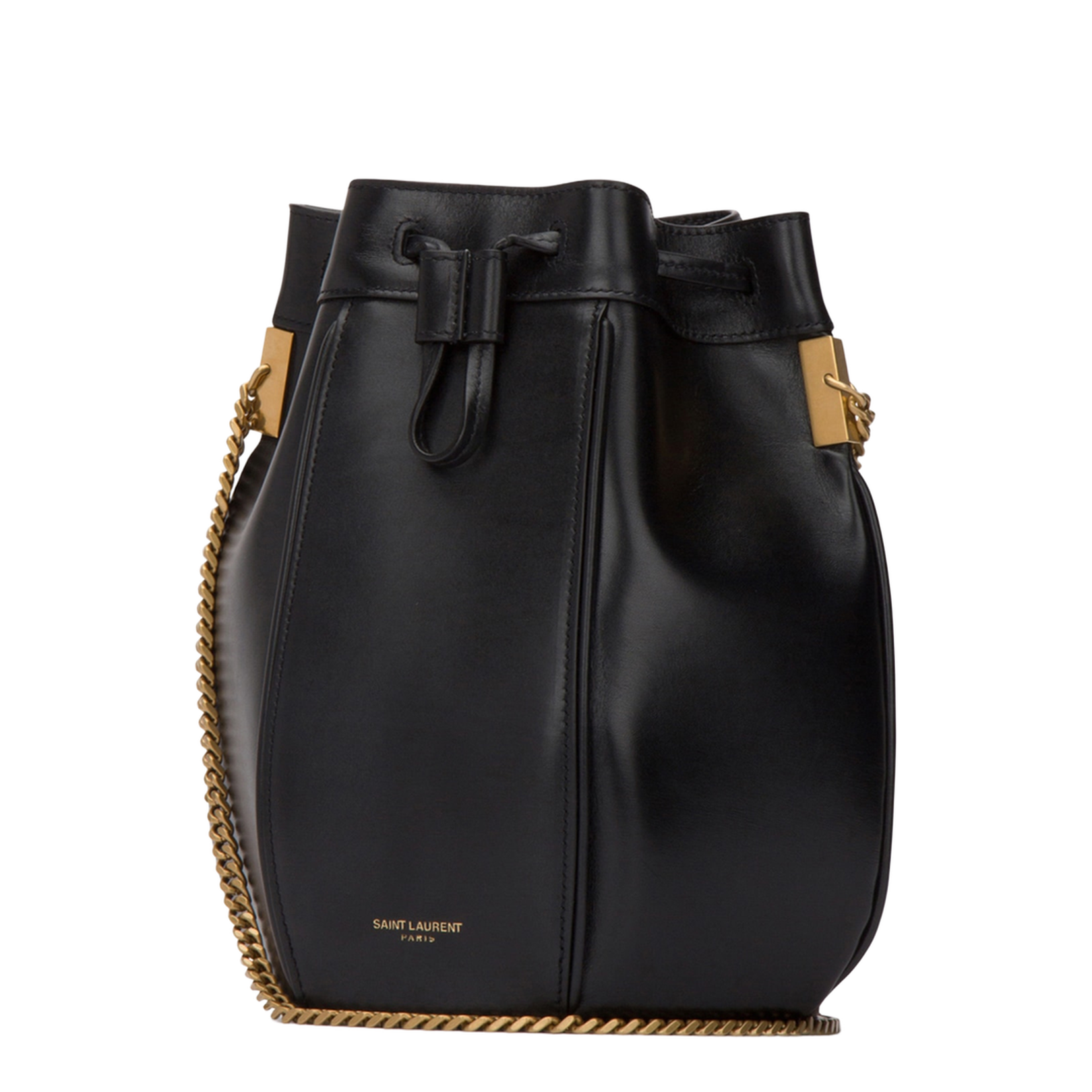 Small Leather Bucket Bag