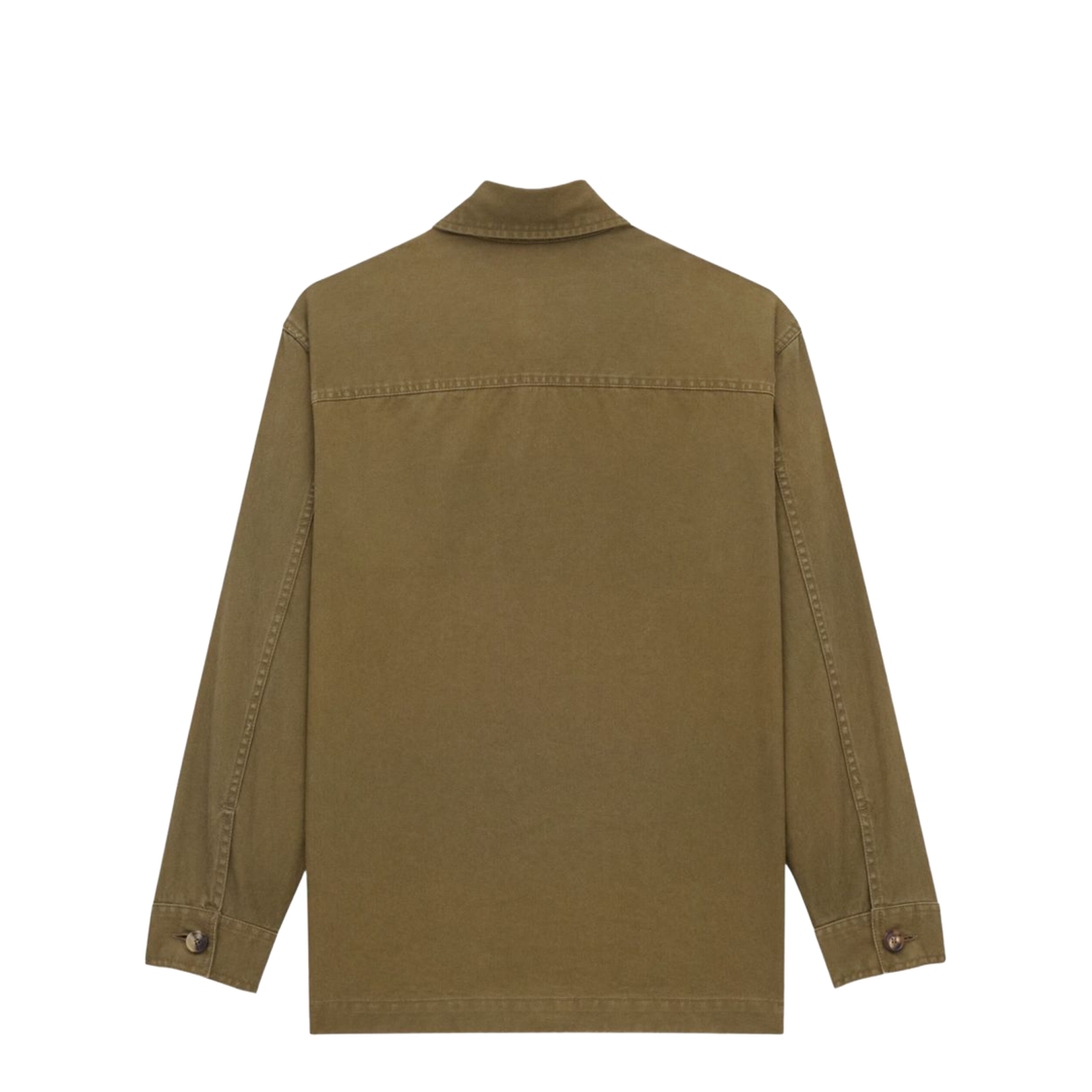 Overshirt in Cotton Linen Gabardine