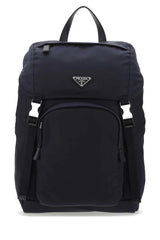 Nylon Backpack, Silver Hardware