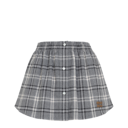 MAYFEYR - Miu Miu - Cotton Midi Skirt - MG2603SOOO1807F0480