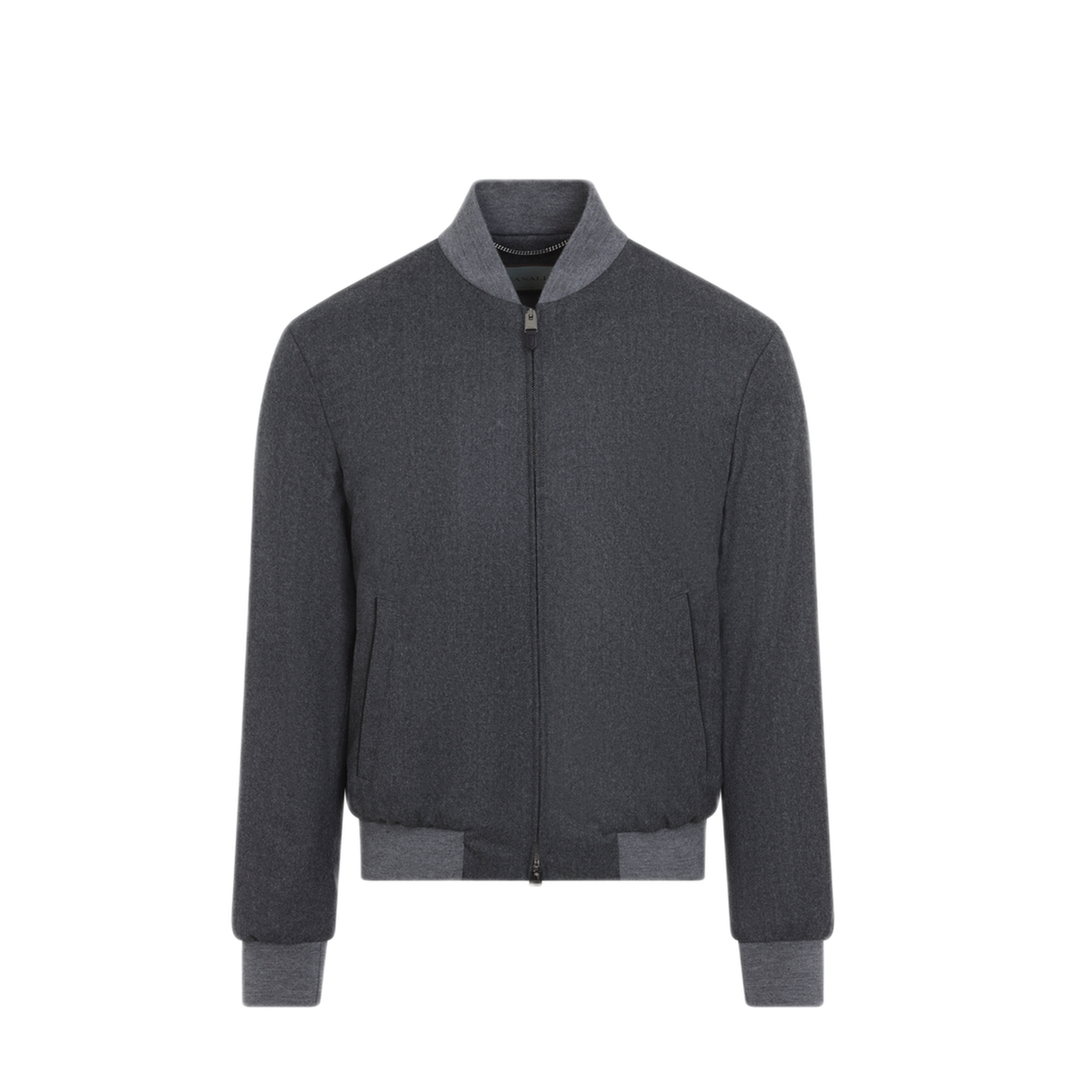 MAYFEYR - CANALI - Charcoal Grey Bomber Jacket - O41103SG03516111