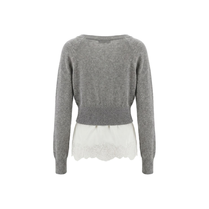 MAYFEYR - Ermanno Scervino - Sweaters Grey - D492N300APPYUN1704