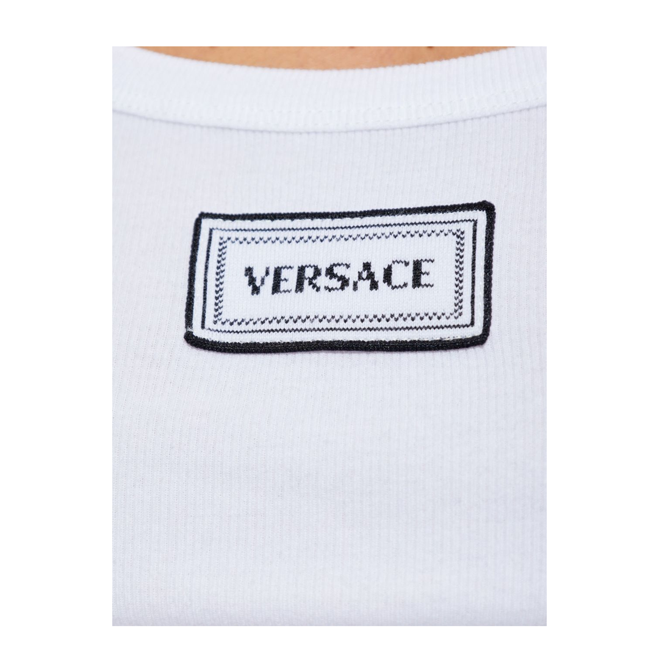 90s Vintage Logo Tank Top White