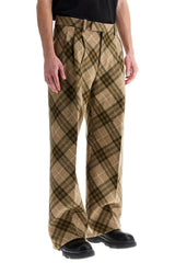 Burberry ered wool tailored trousers