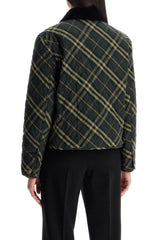 Burberry country check quilted cropped jacket