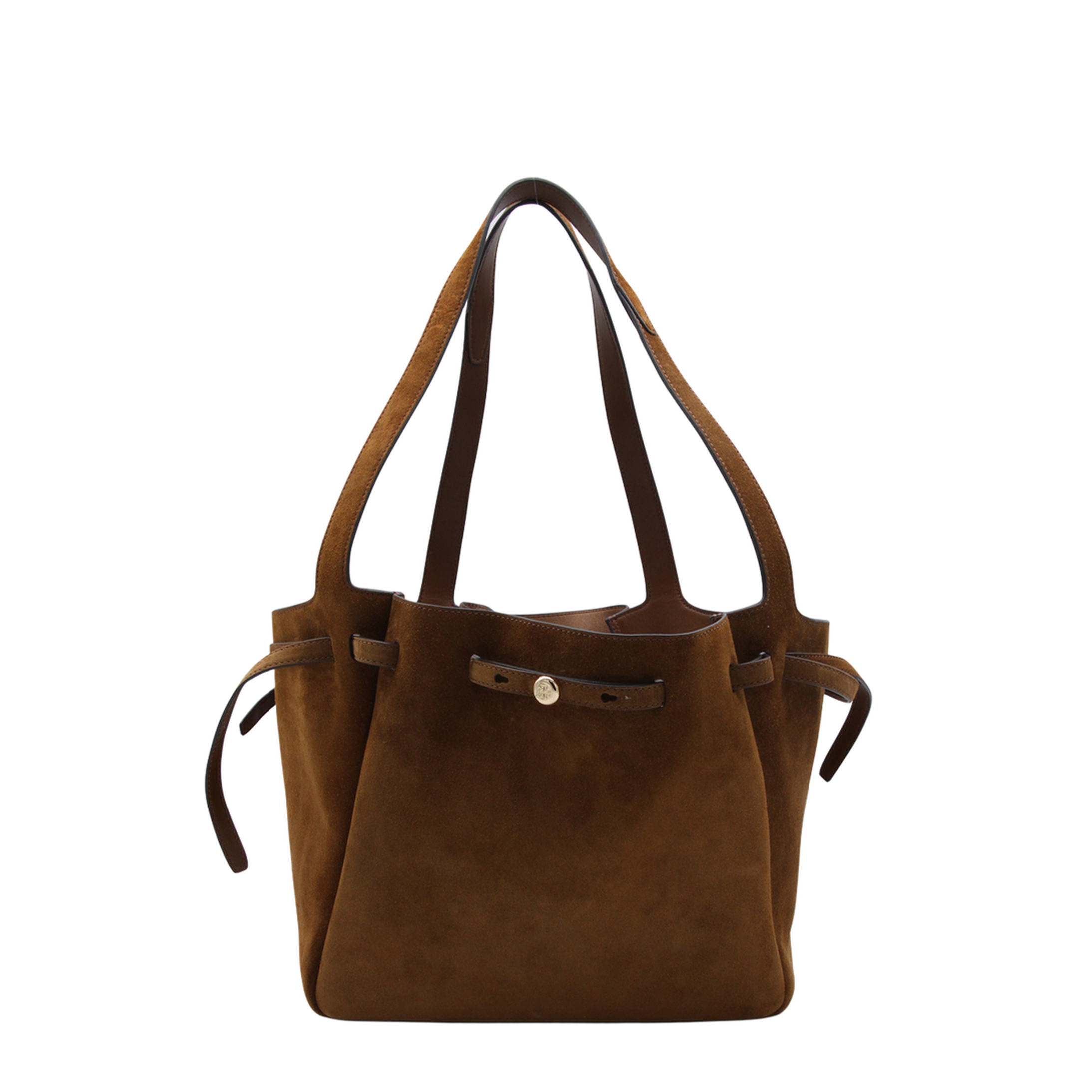 Romy Suede Tote - Caramel
