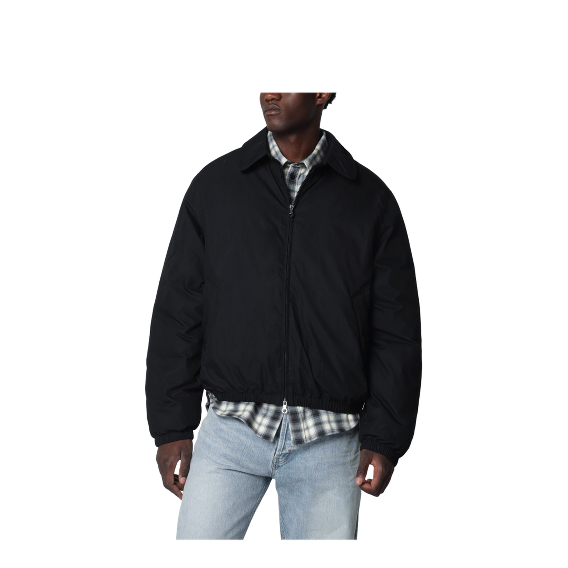 MAYFEYR - Our Legacy - Avenue Puffa Puffer Jacket In Cotton And Nylon Black - M2261ABCOBLK