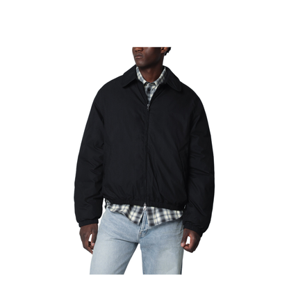 MAYFEYR - Our Legacy - Avenue Puffa Puffer Jacket In Cotton And Nylon Black - M2261ABCOBLK