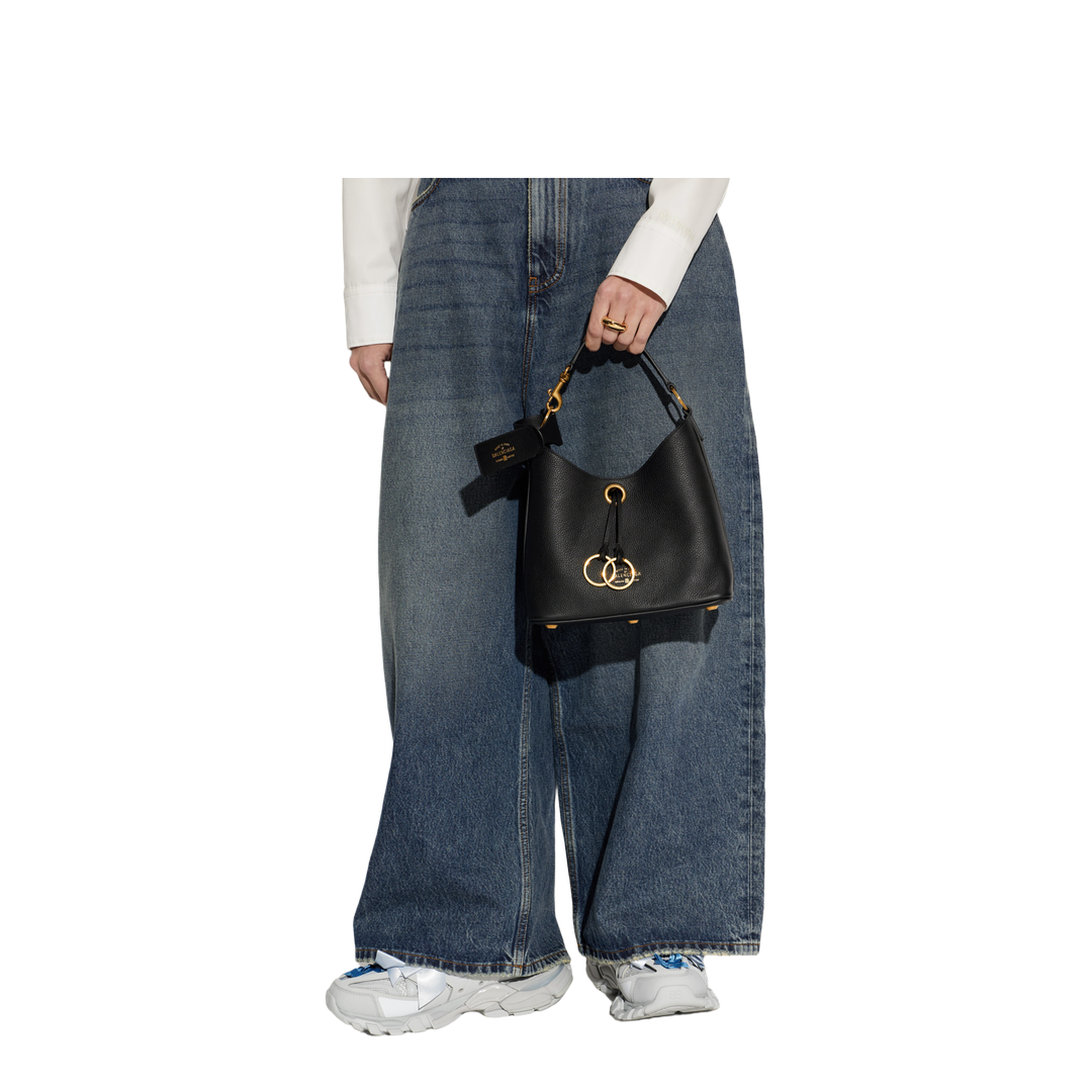 MAYFEYR - Balenciaga - Black Leather Carrie Handbag - 8456012ABNQ1000