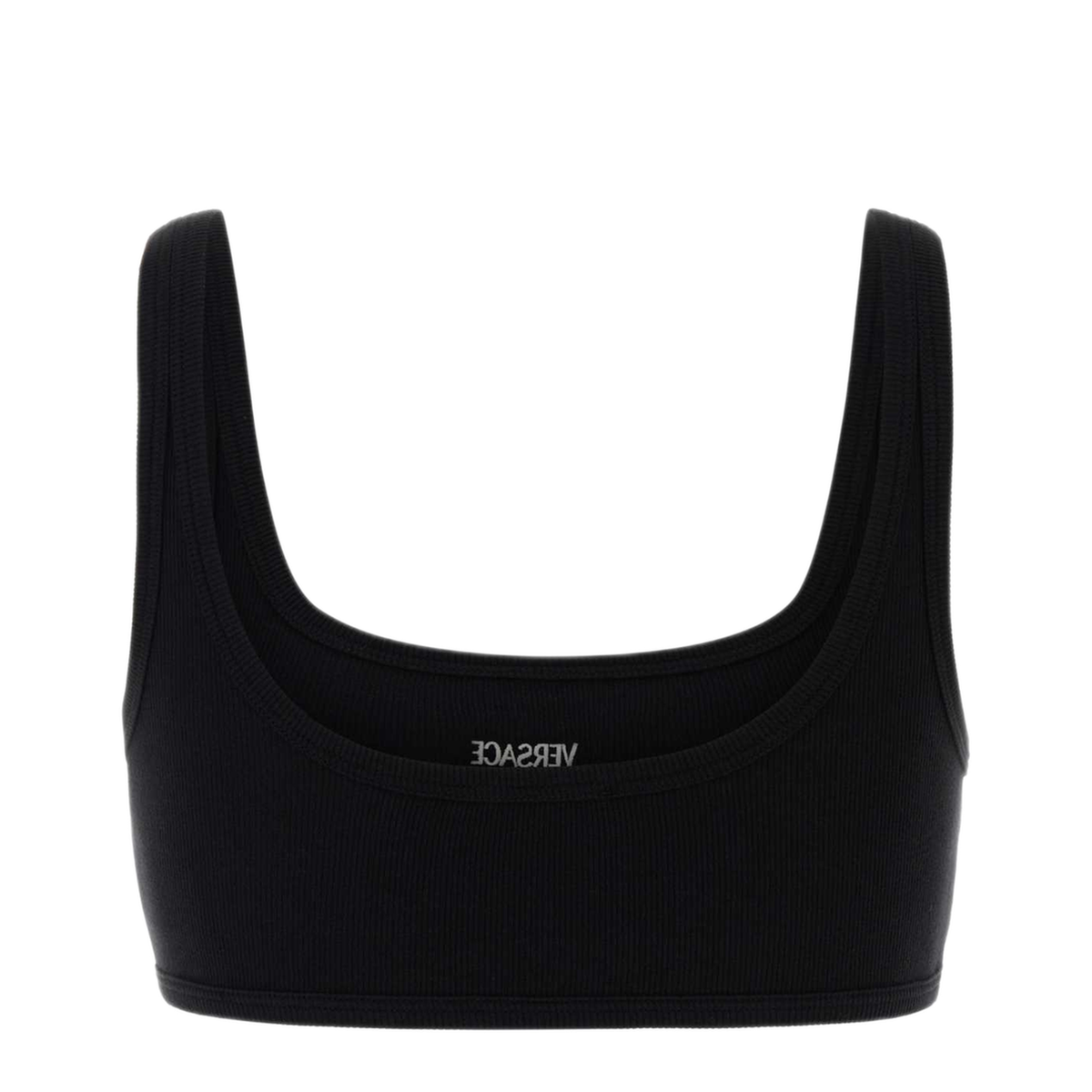 MAYFEYR - Versace - Black Stretch Cotton Bra - 10231421A095511B000
