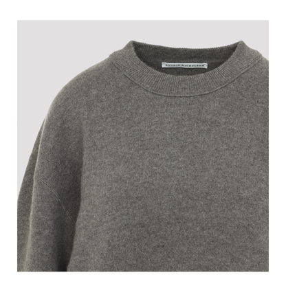 MAYFEYR - Studio Nicholson - Morina Crew Neck Jumper - MORINASNW1900MOUSE