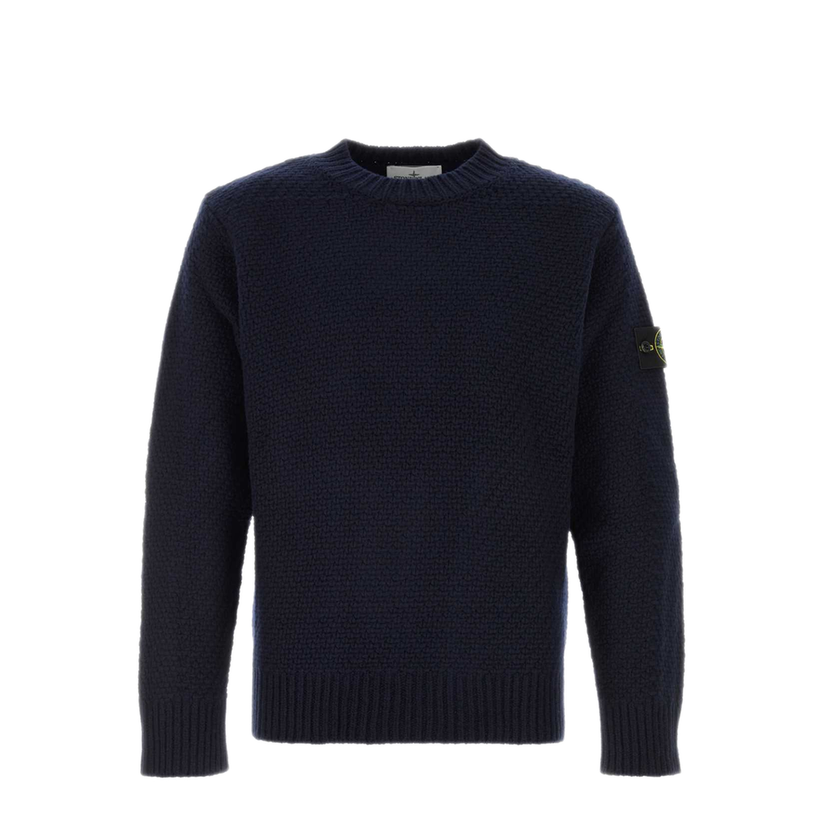 Crew Neck Wool Blend Sweater