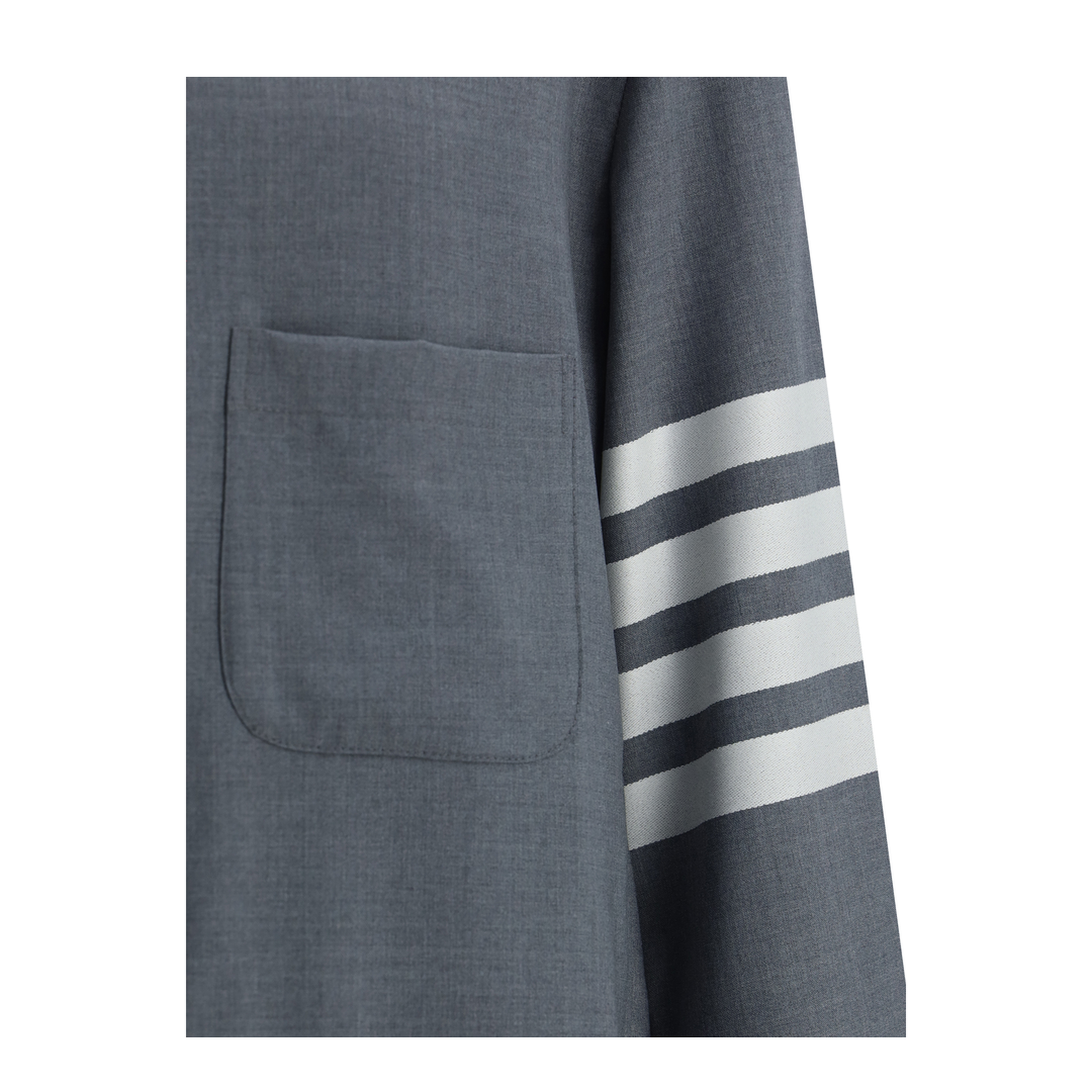 MAYFEYR - Thom Browne - Wool And Cotton Blend Shirt - MJO055A06146
